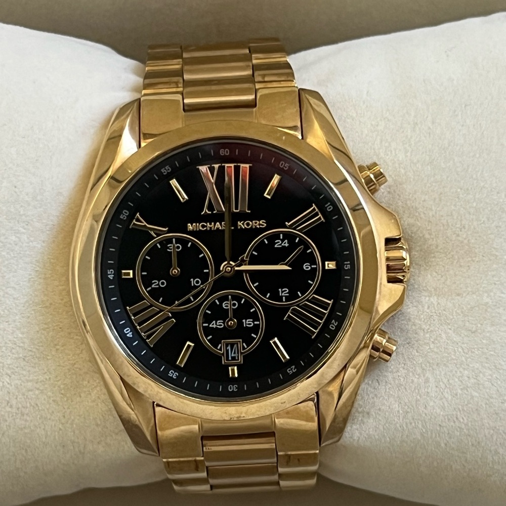 Bradshaw Stainless Steel Women’s Watch Gold Band